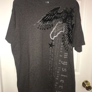 The Raw Uncut Short Sleeve Grey Shirt